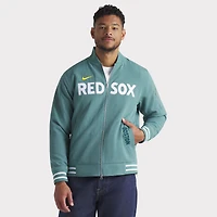Men's Nike  Green Boston Red Sox 2025 City Connect Authentic Collection Full-Zip Bomber Jacket