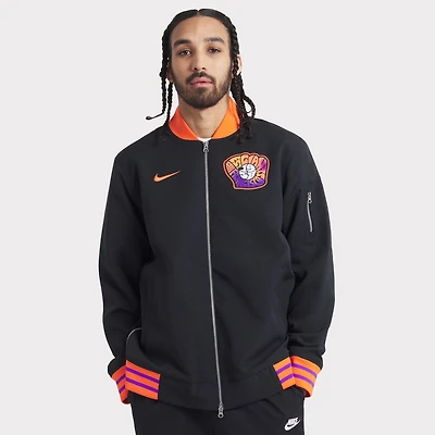 Men's Nike  Black San Francisco Giants 2025 City Connect Authentic Collection Full-Zip Bomber Jacket