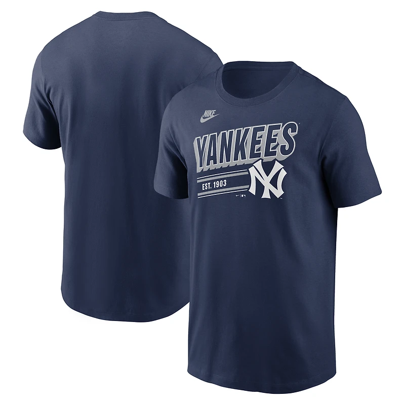 Men's Nike Navy New York Yankees Cooperstown Collection Retro T-Shirt