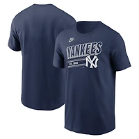 Men's Nike  Navy New York Yankees Cooperstown Collection Retro T-Shirt