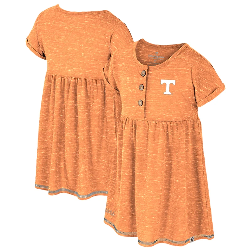 Girls Toddler Colosseum  Tennessee Orange Tennessee Volunteers Fleet Dress