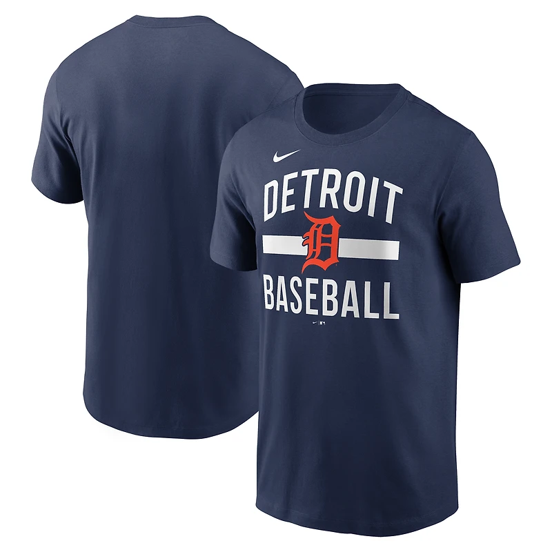 Men's Nike  Navy Detroit Tigers Arched T-Shirt
