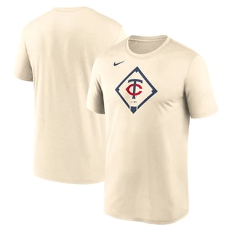 Men's Nike Cream Minnesota Twins Icon Legend Dri-FIT T-Shirt