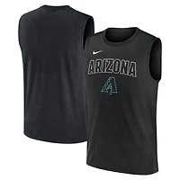 Men's Nike Black Arizona Diamondbacks Knockout Dri-FIT Muscle Tank Top