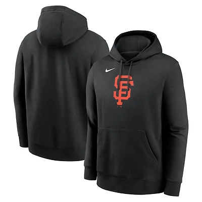 Men's Nike Black San Francisco Giants Logo Club Fleece Hoodie