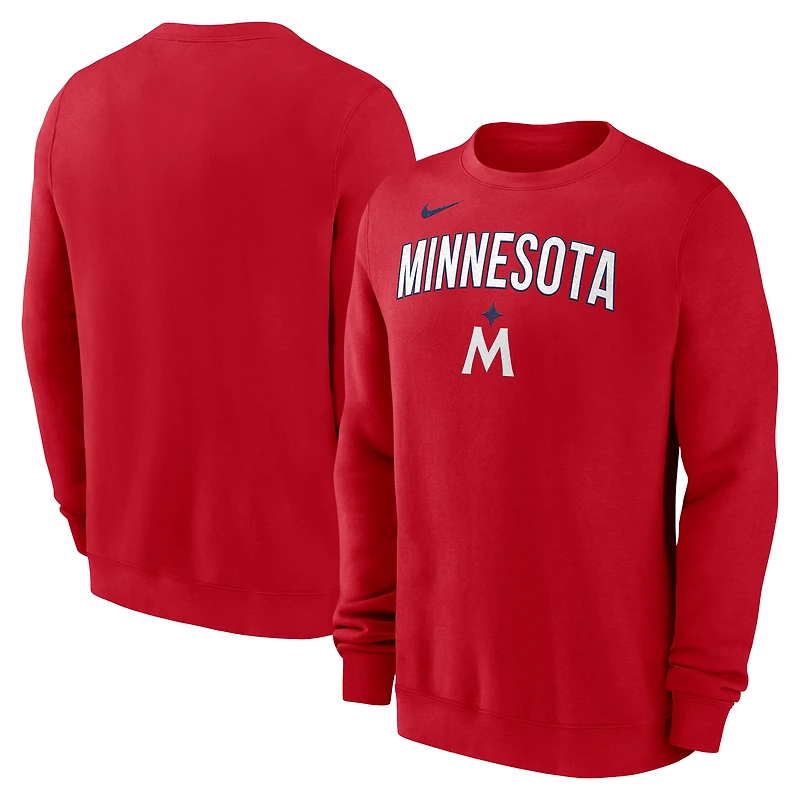 Men's Nike Red Minnesota Twins Sweatshirt