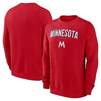 Men's Nike Red Minnesota Twins Sweatshirt