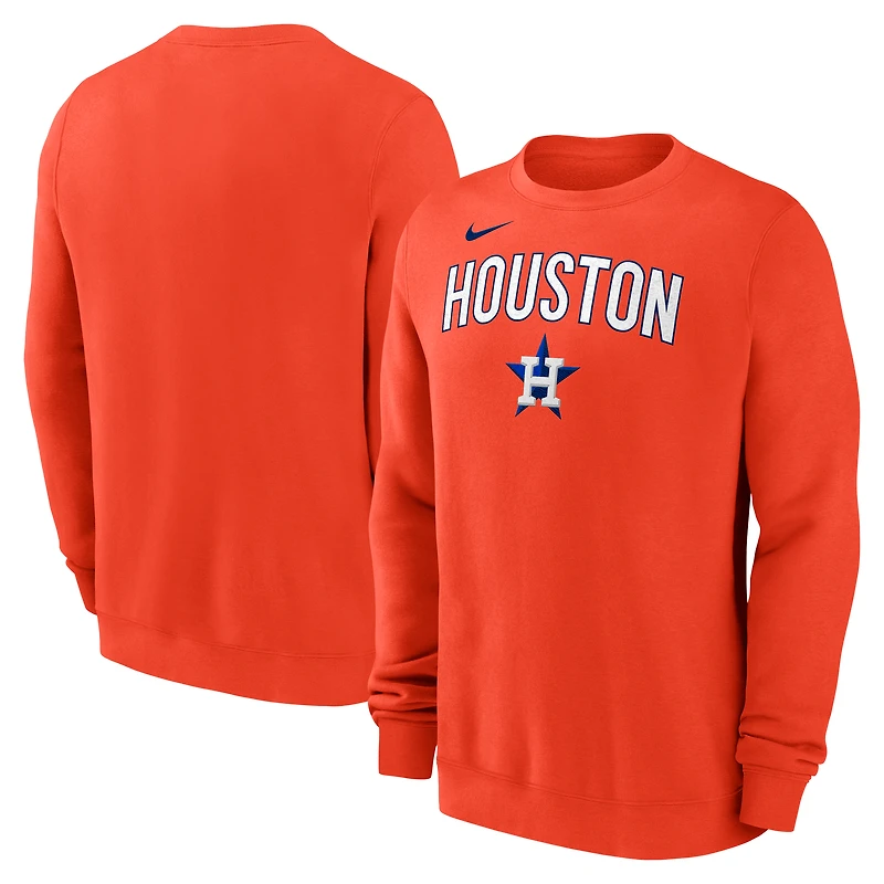 Men's Nike Orange Houston Astros Sweatshirt