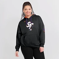 Women's Nike Black San Francisco Giants 2025 City Connect Authentic Collection Therma Hoodie