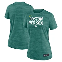 Women's Nike  Green Boston Red Sox 2025 City Connect Authentic Collection Velocity Dri-FIT T-Shirt