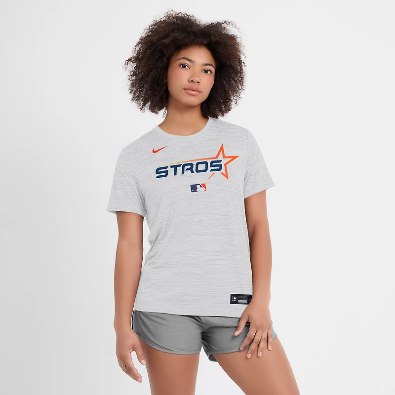 Women's Nike White Houston Astros 2025 City Connect Authentic Collection Velocity Dri-FIT T-Shirt