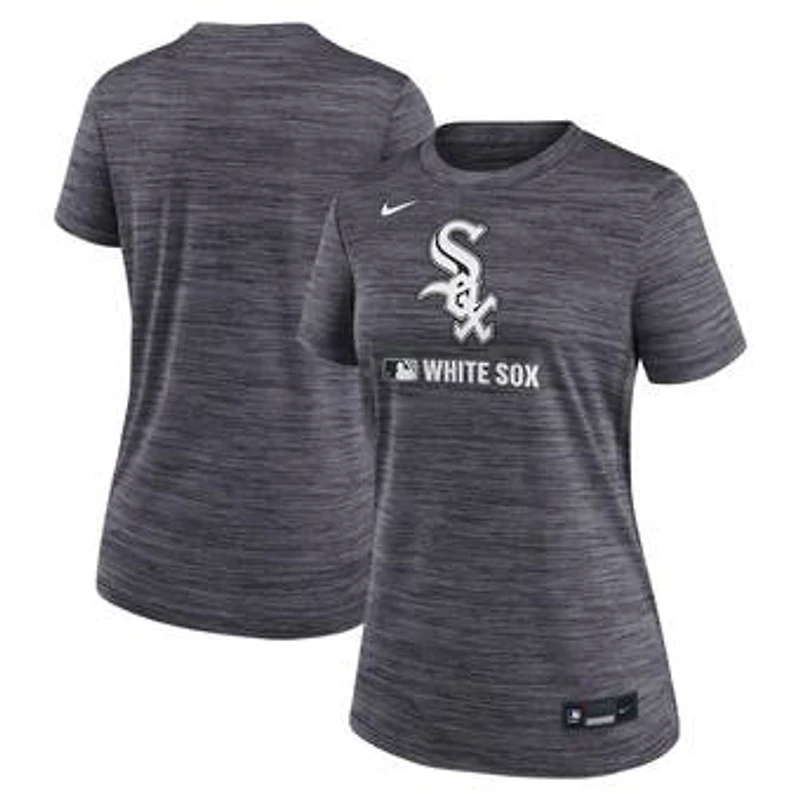 Women's Nike Black Chicago White Sox Authentic Collection Velocity Dri-FIT T-Shirt