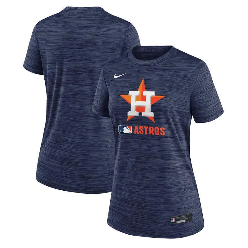 Women's Nike Navy Houston Astros Authentic Collection Velocity Dri-FIT T-Shirt
