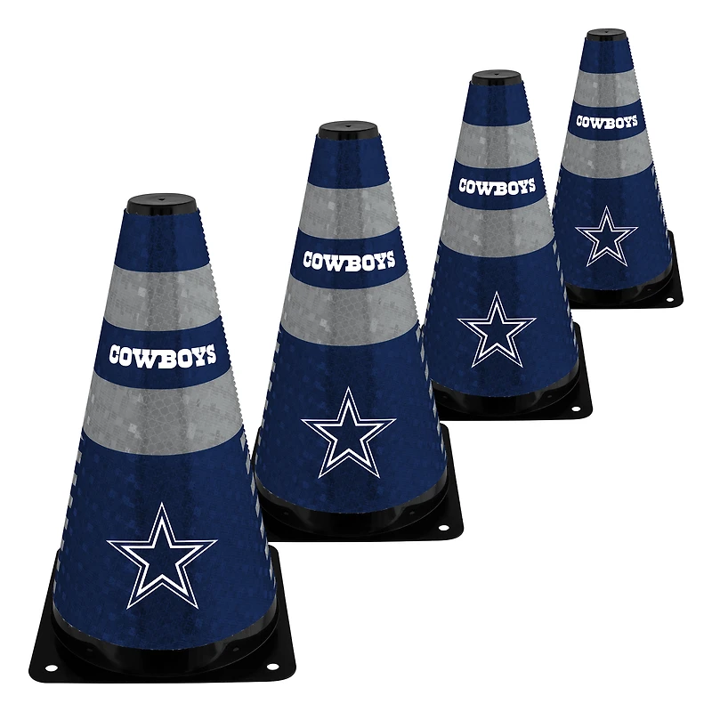 Dallas Cowboys Four-Piece 9" Zone Cone Set