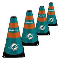 Miami Dolphins Four-Piece 9" Zone Cone Set