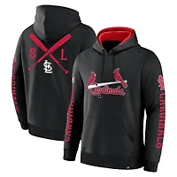 Men's Fanatics  Black St. Louis Cardinals Big City Legacy Fleece Pullover Hoodie