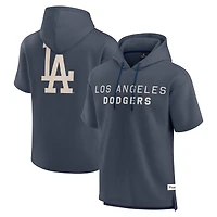 Men's Fanatics Blue Los Angeles Dodgers Elements Future Ground Lettering Short Sleeve Pullover Hoodie