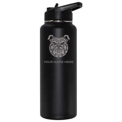 The Memory Company Black North Carolina A&T Aggies 34oz. Personalized Team Logo Direct Print Quencher Bottle