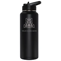 The Memory Company Black Arizona Wildcats 34oz. Personalized Team Logo Direct Print Quencher Bottle