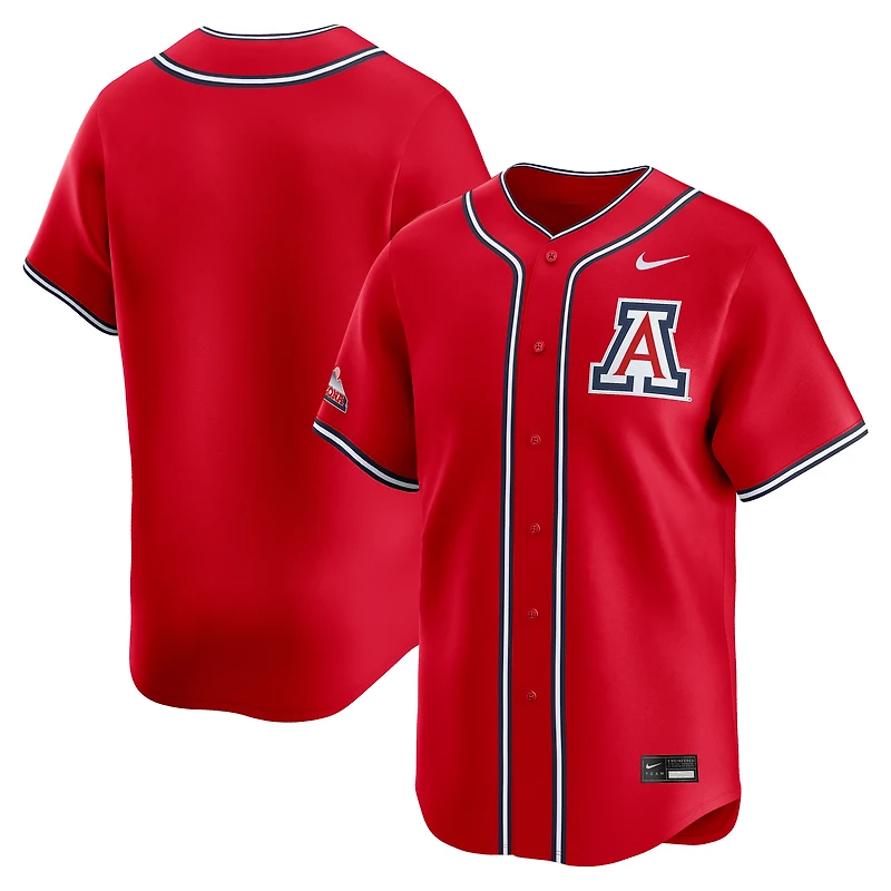 Men's Nike Red Arizona Wildcats Baseball Limited Jersey