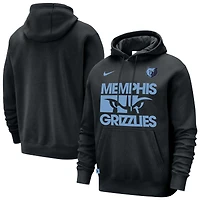 Men's Nike Black Memphis Grizzlies Courtside Club Pullover Hoodie