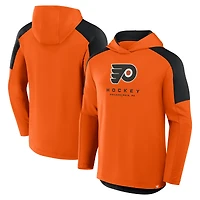 Men's Fanatics Orange Philadelphia Flyers Meta Game Transitional Pullover Hoodie