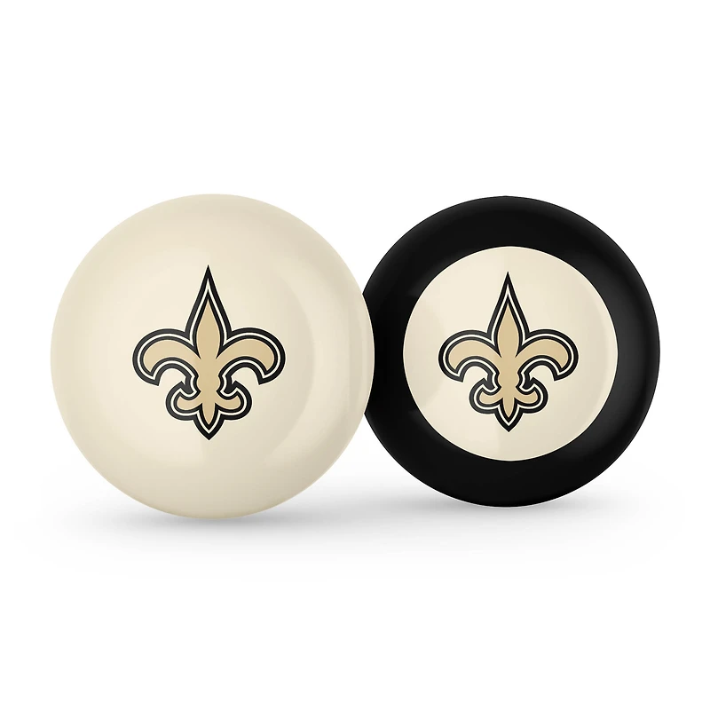 Imperial New Orleans Saints Logo Cue Ball & 8 Ball Combo Set