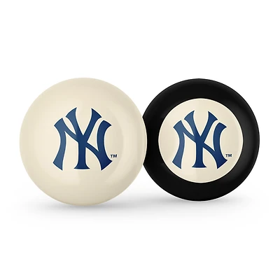 Imperial New York Yankees Logo Cue Ball & 8 Ball Combo Set