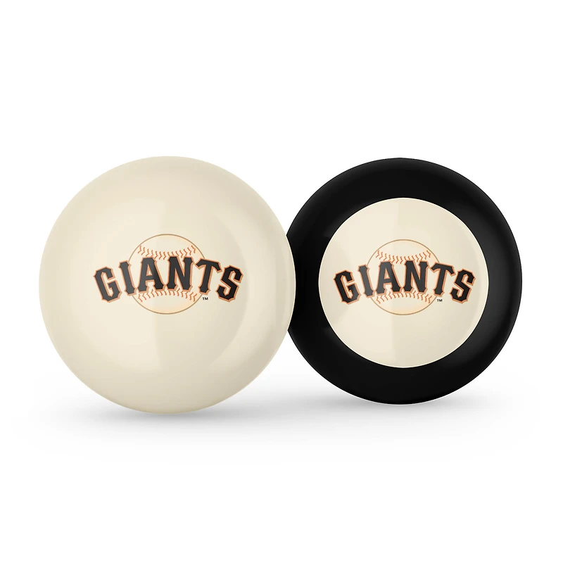 Imperial San Francisco Giants Logo Cue Ball & 8 Ball Combo Set