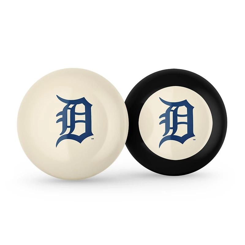 Imperial Detroit Tigers Logo Cue Ball & 8 Ball Combo Set