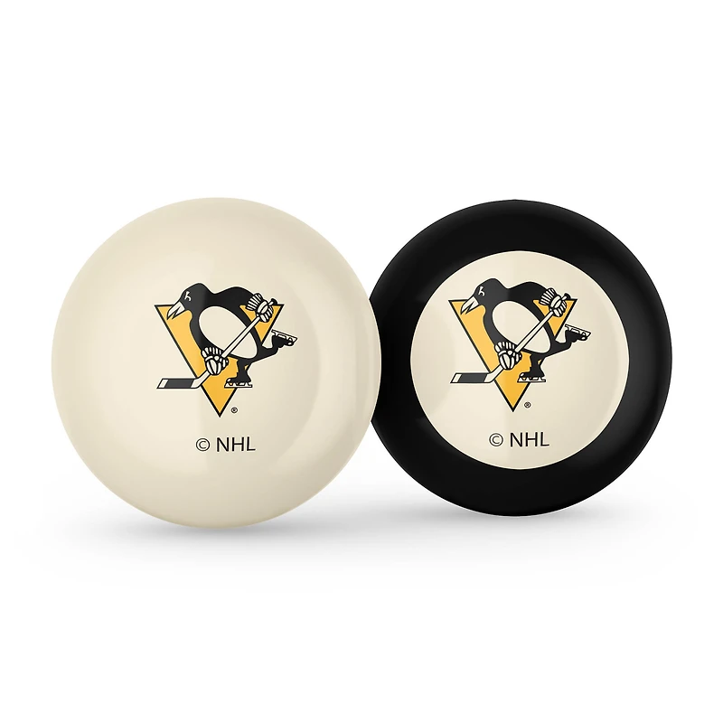 Imperial Pittsburgh Penguins Logo Cue Ball & 8 Ball Combo Set