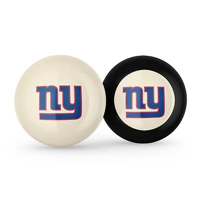 Imperial New York Giants Logo Cue Ball & 8 Ball Combo Set