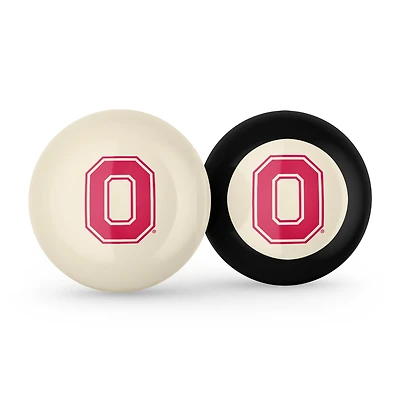 Imperial Ohio State Buckeyes Logo Cue Ball & 8 Ball Combo Set
