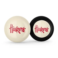 Imperial Nebraska Huskers Logo Cue Ball & 8 Ball Combo Set