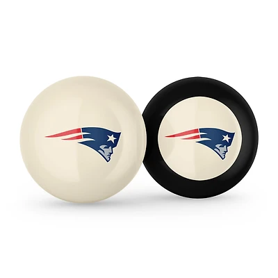 Imperial New England Patriots Logo Cue Ball & 8 Ball Combo Set