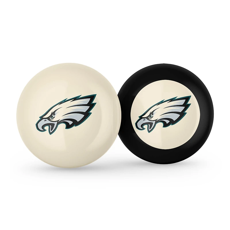 Imperial Philadelphia Eagles Logo Cue Ball & 8 Ball Combo Set
