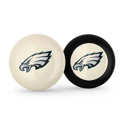 Imperial Philadelphia Eagles Logo Cue Ball & 8 Ball Combo Set