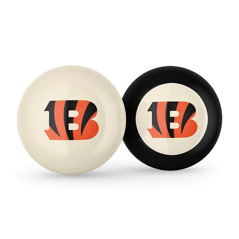 Imperial Cincinnati Bengals Logo Cue Ball & 8 Ball Combo Set