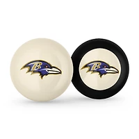 Imperial Baltimore Ravens Logo Cue Ball & 8 Ball Combo Set