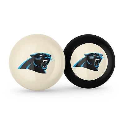 Imperial Carolina Panthers Logo Cue Ball & 8 Ball Combo Set