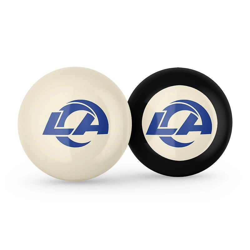 Imperial Los Angeles Rams Logo Cue Ball & 8 Ball Combo Set