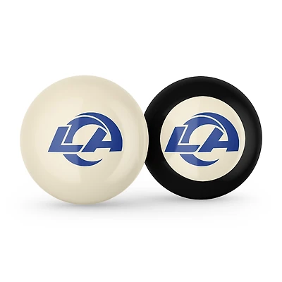 Imperial Los Angeles Rams Logo Cue Ball & 8 Ball Combo Set