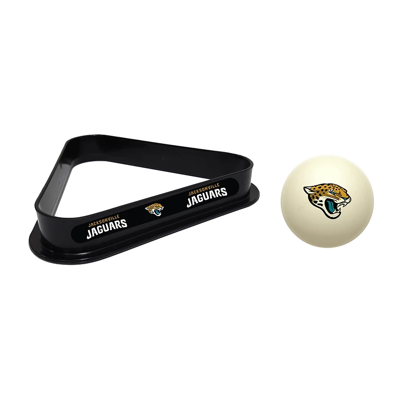 Imperial Jacksonville Jaguars Cue Ball & Rack Set