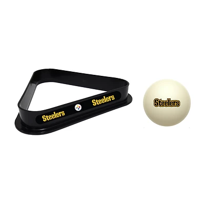 Imperial Pittsburgh Steelers Cue Ball & Rack Set