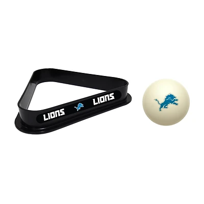 Imperial Detroit Lions Cue Ball & Rack Set