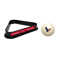 Imperial Houston Texans Cue Ball & Rack Set