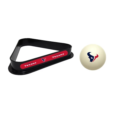 Imperial Houston Texans Cue Ball & Rack Set
