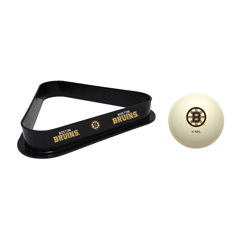 Imperial Boston Bruins Cue Ball & Rack Set