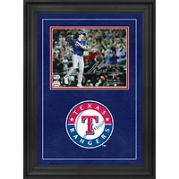 Josh Sborz Texas Rangers Autographed 2023 World Series Champions Deluxe Framed 8" x 10" Final Out Photograph with "Final Out" Inscription