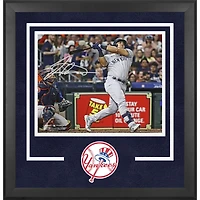 Jasson Domínguez New York Yankees Autographed Deluxe Framed 16" x 20" Home Run Photograph